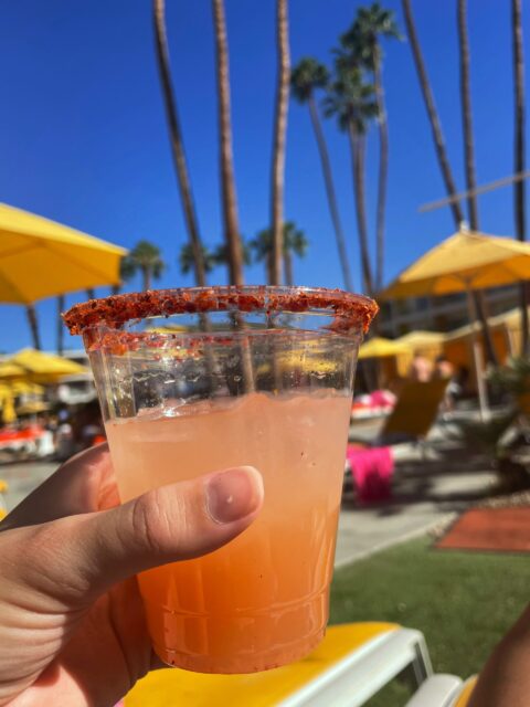 Cocktail the the Saguaro pool
