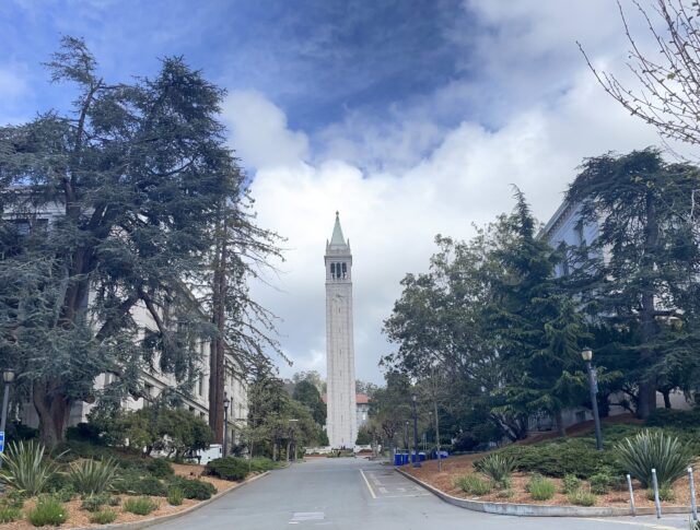Sather Tower on campus at UC Berkley