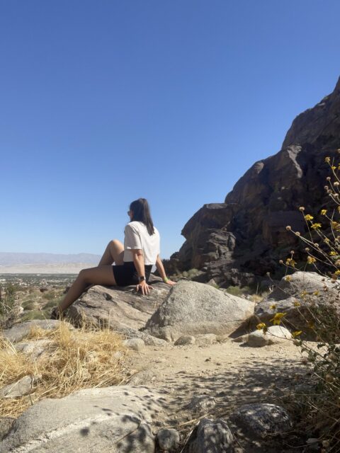 Me, a travel nurse, out exploring on my day off work