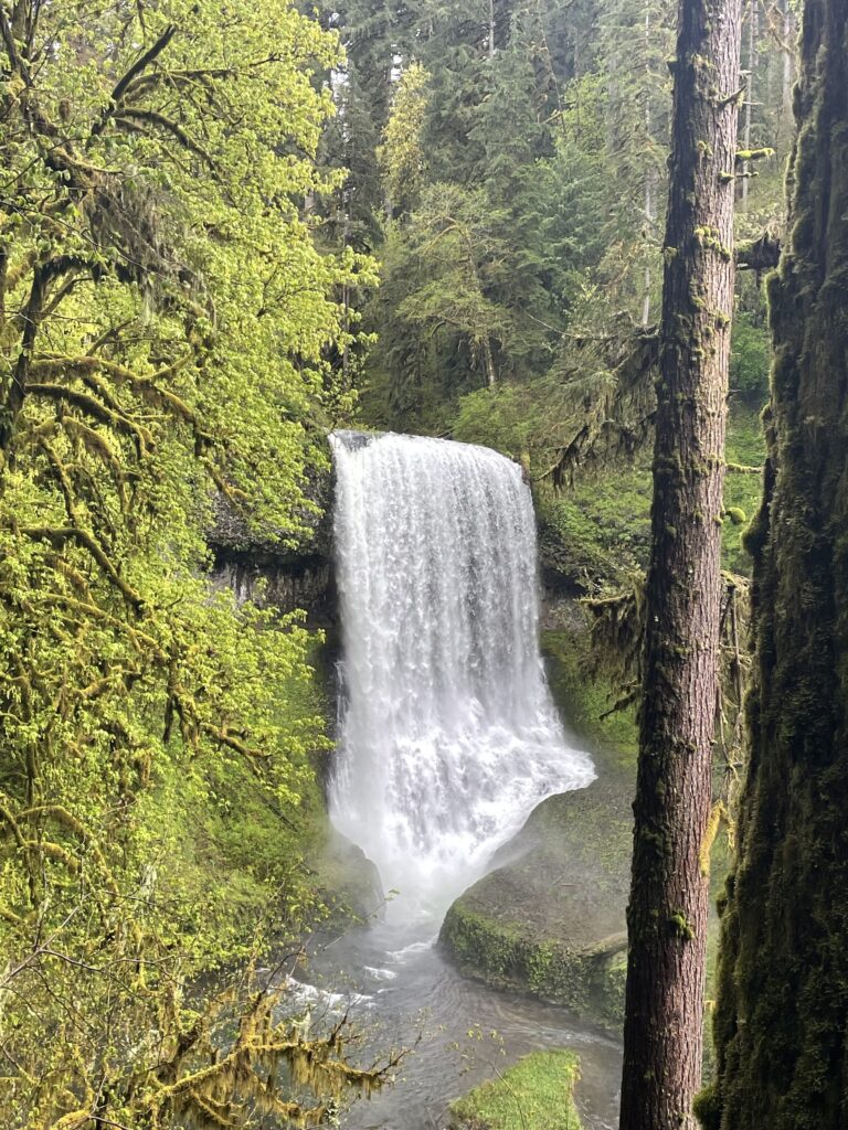 Waterfall on the Trail of 10 Falls