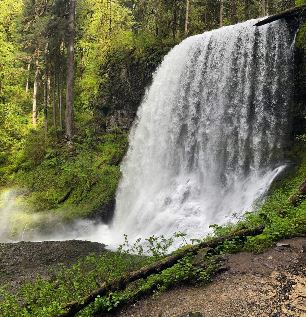Waterfall on the Trail of 10 Falls