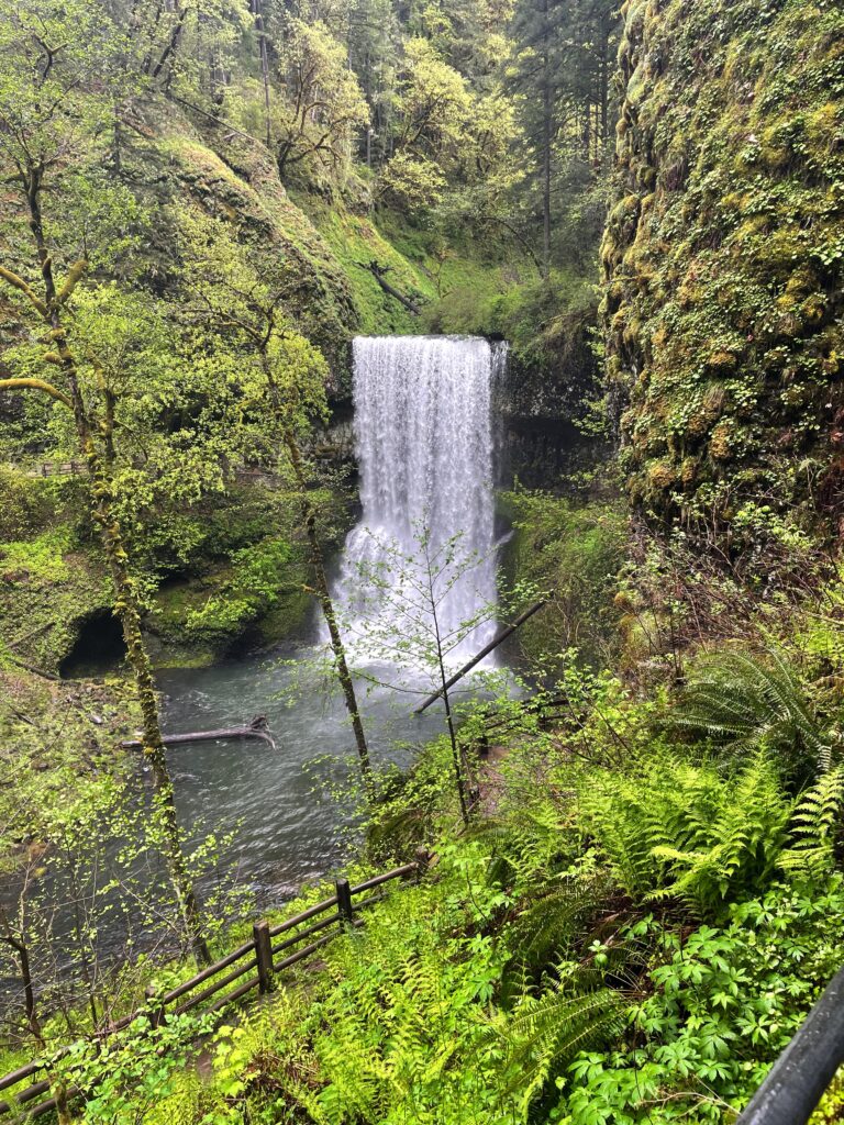 Waterfall on the Trail of 10 Falls