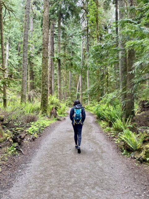 Me hiking in Olympic National Park located in Washington State