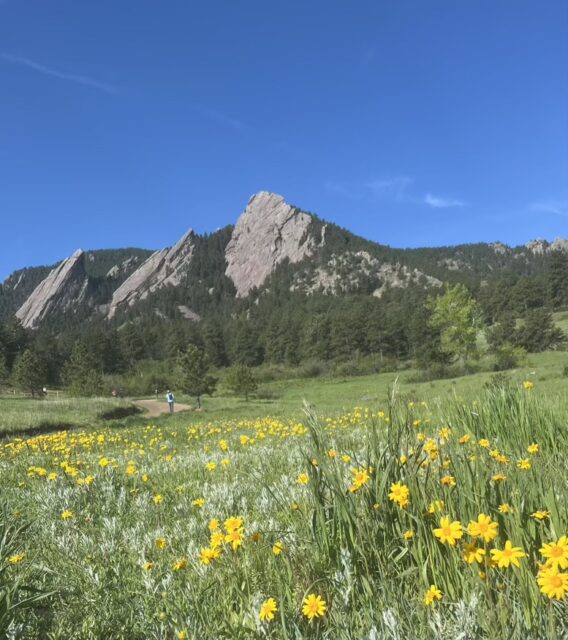 Hiking area in Chautauqua Park, Boulder, Colorado